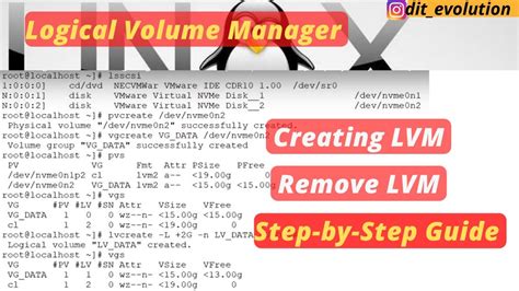 Creating logical volumes in Linux with LVM 